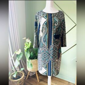Atmosphere women abstract dress size M